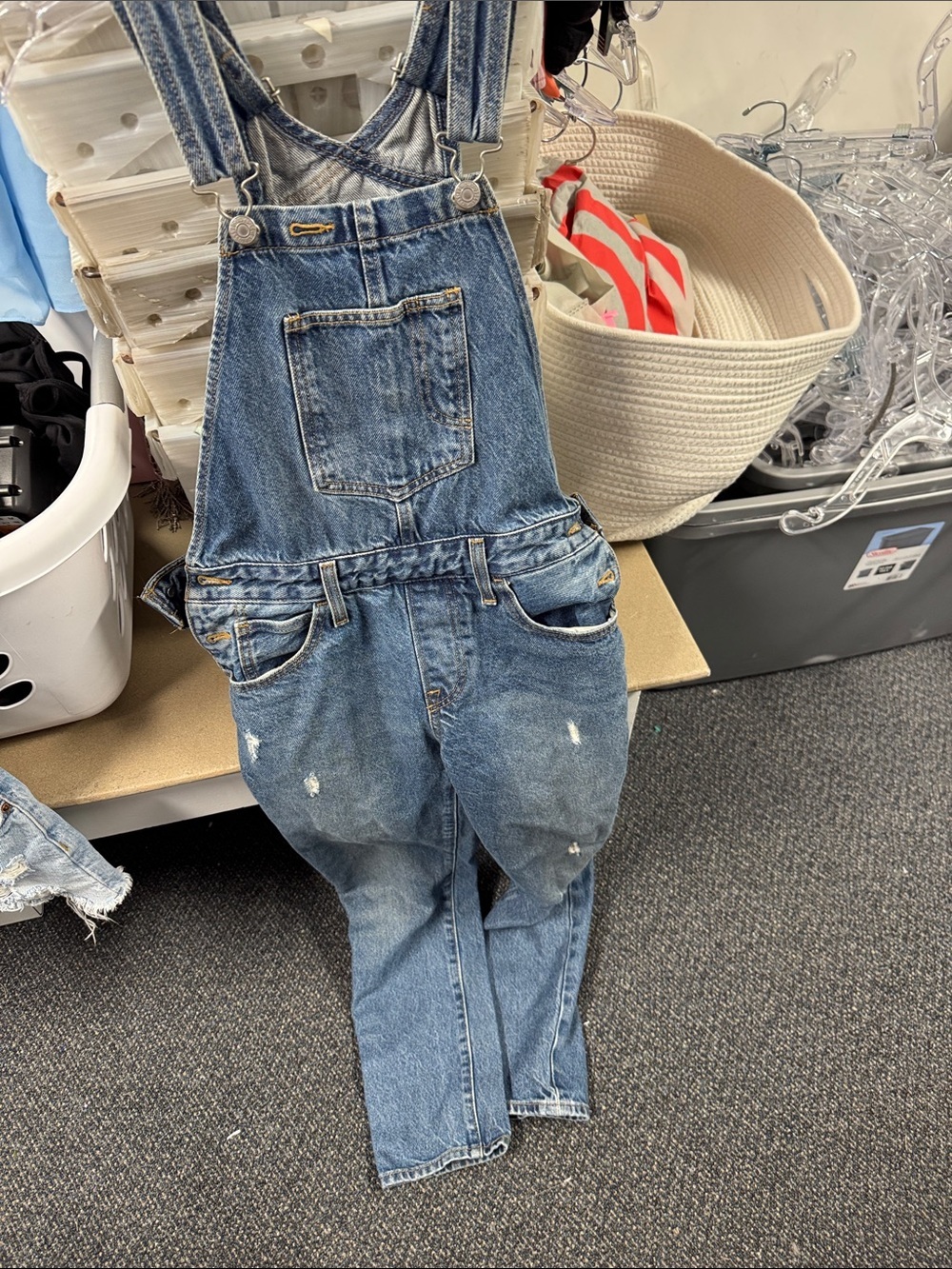 Levi’s overalls small // 052710